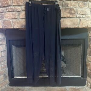 Westbound black, sheer swimsuit, coverup pants. Size large